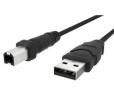 Belkin 3m USB 2.0 Printer Extension Cable - Black