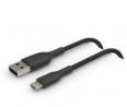 Belkin Braided USB-A to Micro USB 1m Cable - Black price in Ireland
