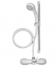Croydex Push Fit Shower Mixer Set - White