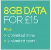 EE 8GB Pay As You Go SIM Card Excluded from the Argos 30 day money back guarantee.