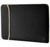 HP 14 Inch Reversible Laptop Sleeve - Gold & Black