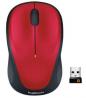 Logitech M235 Wireless Optical Mouse - Red