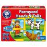 Orchard Toys Farmyard Heads and Tails Card Game