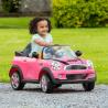 Pink Mini Cooper 6V Electric Ride On with Remote Control