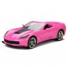 Remote Control 1:8 New Bright Pink Corvette