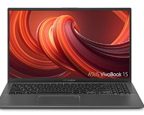 ASUS F512JA-AS34 VivoBook 15 Thin and Light Laptop, 15.6” FHD Display, Intel i3-1005G1 CPU, 8GB RAM, 128GB SSD, Backlit Keyboard, Fingerprint, Windows