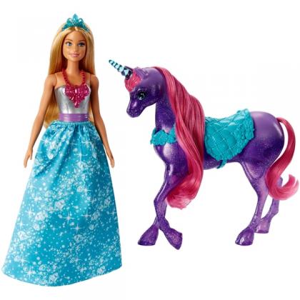 Barbie Dreamtopia Princess Doll and Unicorn