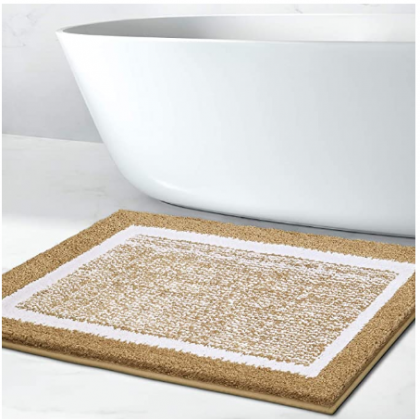 Bathroom Rug Mat, Ultra Soft and Water Absorbent Bath Rug, Bath Carpet, Machine Wash/Dry, for Tub, Shower, and Bath Room