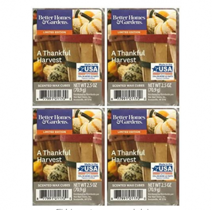 Better Homes and Gardens A Thankful Harvest Scented Wax Cubes - 4-Pack