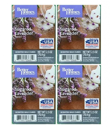 Better Homes and Gardens Sugared Lavender Twist Wax Cubes - 4-Pack