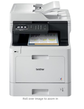 Brother Color Laser Printer, Multifunction Printer, All-in-One Printer, MFC-L8610CDW, Wireless Networking, Automatic Duplex Printing, Mobile Printing