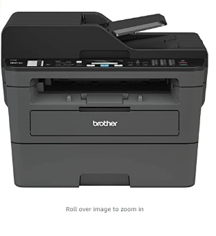 Brother Monochrome Laser Printer, Compact All-In One Printer, Multifunction Printer, MFCL2710DW, Wireless Networking and Duplex Printing, Amazon Dash