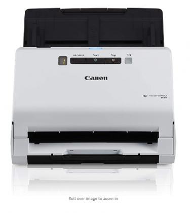 Canon ImageFORMULA R40 Office Document Scanner For PC and Mac, Color Duplex Scanning, Easy Setup For Office Or Home Use, Includes Scanning Software