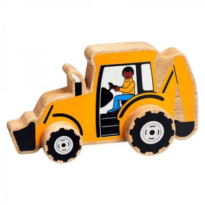 Chunky Wooden Wheely Digger