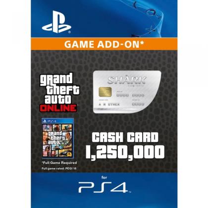 GTA V: Great White Shark Cash Card Digital Download