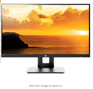 HP VH240a 23.8-Inch Full HD 1080p IPS LED Monitor with Built-In Speakers and VESA Mounting, Rotating Portrait & Landscape, Tilt, and HDMI & VGA Ports