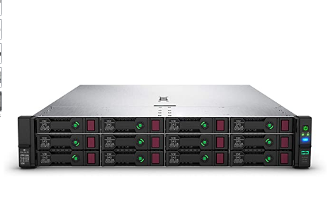 HPE ProLiant DL380 Gen10 Rack Server with one Intel Xeon 4210 Processor, 32 GB Memory, and 8 Small Form Factor (SFF) Drive Bays