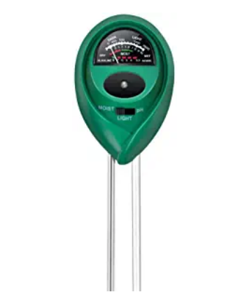 iPower Soil pH Meter, 3-in-1 Tester Kit for Moisture, Light & pH for Home and Garden, Lawn, Farm, Plants, Herbs Tools, Indoor/Outdoor Plant Care