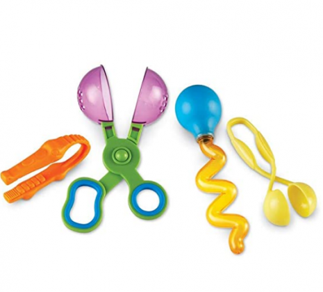 Learning Resources Helping Hands Fine Motor Tool Set Toy, Fine Motor and Sensory Toy, Fine Motor Games, Ages 3+