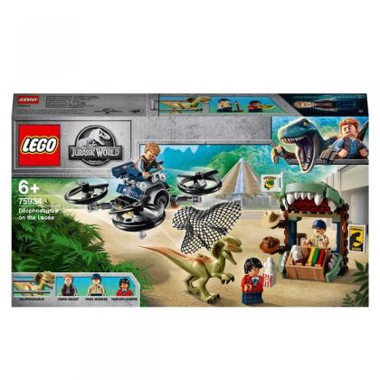 LEGO 75934 Jurassic World Dilophosaurus on the Loose Set
