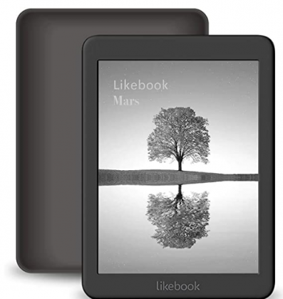 Likebook Mars E-Reader, 7.8' Carta Touch Screen,300PPI, 8Core Processor，Adjustable Built-in Warm/Cold Light, Built-in Audible, Support Google Play Sto