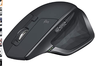 Logitech MX Master 2S Wireless Mouse – Use on Any Surface, Hyper-Fast Scrolling, Ergonomic Shape, Rechargeable, Control Upto 3 Apple Mac and Windows C