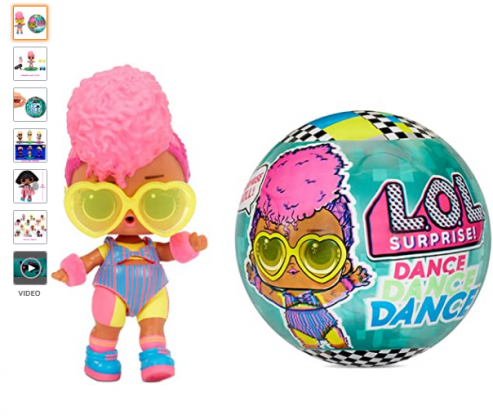 LOL Surprise Dance Dance Dance Dolls with 8 Surprises Including Doll Dance Floor That Spins, Dance Move Card and Accessories - Great Gift for Girls Ag