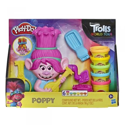 Play-Doh Trolls World Tour Rainbow Hair Poppy Styling Toy