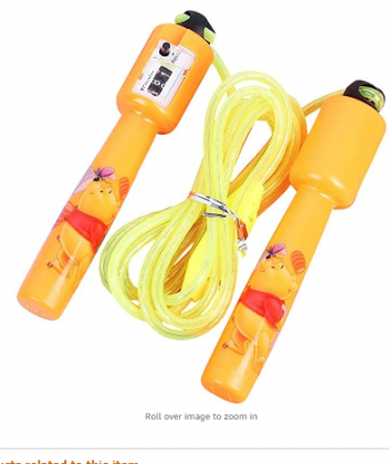 Rela Bota Kids Jump Rope - Glow in Dard LED Women Skipping Rope for Workout, Exercise, Fitness, Training and Weight Loss