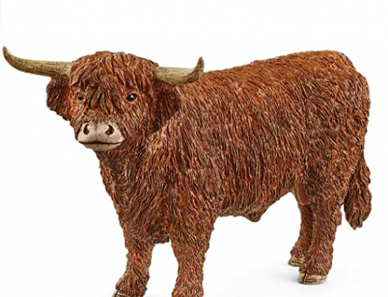 Schleich Farm World, Animal Figurine, Farm Toys for Boys and Girls 3-8 years old, Highland Bull