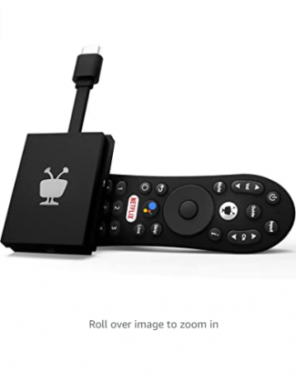TiVo Stream 4K – Every Streaming App and Live TV on One Screen – 4K UHD, Dolby Vision HDR and Dolby Atmos Sound – Powered by Android TV – Plug-In Smar