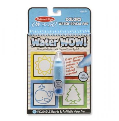 Water Wow! - Colours And Shapes Water Reveal Pad - ON The GO Travel Activity