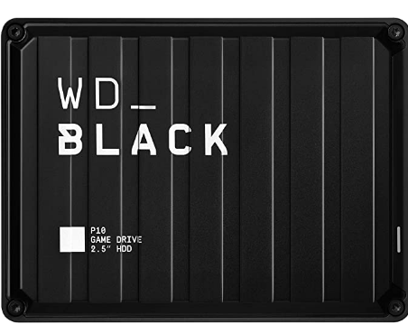 WD_Black 5TB P10-Game Drive, Portable External Hard Drive Compatible with -Playstation, Xbox, PC, & Mac - WDBA3A0050BBK-WESN