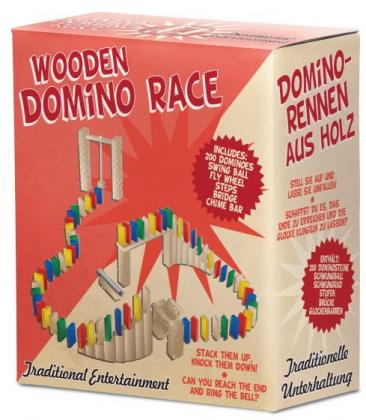 Wooden Domino Race