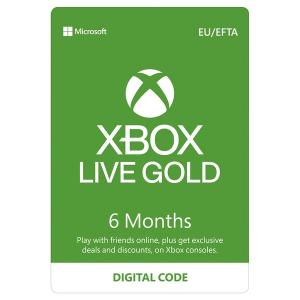 Xbox Live 6 Months Gold Membership Digital Download