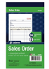 Adams Sales Order Book, 3-Part, Carbonless, 4-3/16