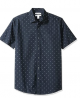 Amazon Essentials Men's Regular-fit Short-Sleeve Print Shirt