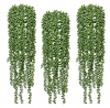 Artificial Succulents Hanging Plants 3pcs Artificial Fake String of Pearls Hanging Plant for Wall Ho