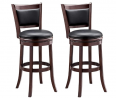 Ball & Cast Bar Height, Pack of 2 Swivel Stool, 29-Inch,2-Pack, Cappuccino