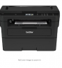 Brother Compact Monochrome Laser Printer, HLL2395DW, Flatbed Copy & Scan, Wireless Printing, NFC, Cl