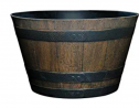 Classic Home and Garden S1027D-037Rnew Whiskey Barrel Planter, 20.5
