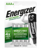 Energizer Rechargeable Power Plus AAA Batteries - Pack of 4