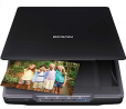 Epson Perfection V39 Color Photo & Document Scanner with Scan-To-Cloud & 4800 Optical Resolution, Bl
