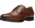 Florsheim Men's Medfield Plain Toe Oxford Dress Shoe, Cognac, 9