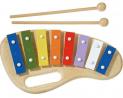 Handle Xylophone - 8 Coloured Notes