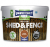 Johnstone's Shed and Fence Paint 9 Litre - Golden Chestnut