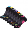 JOYNÉE Womens-Ankle-Athletic-Socks Low Cut Sports Running Socks 7 Pairs Days of the Week Socks