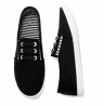 kufeiti Women’s Canvas Slip On Shoes Sneakers for Women Fashion Comfortable White Black Elastic Sn