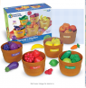 Learning Resources Farmer's Market Color Sorting Set, Homeschool, Play Food, Fruits and Vegetables T