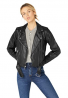 Levi's womens Faux Leather Belted Motorcycle Jacket (Standard and Plus Sizes)